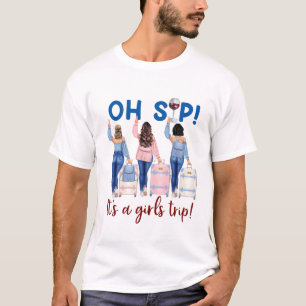 DH Oh Sip É Uma Camisa De Viagem De Meninas, Cami