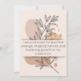 Dia 30 Afirmação de Professores Cartão de Saúde Me