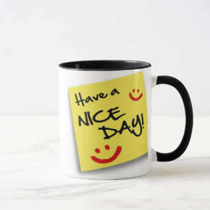 DIA AGRADÁVEL do cargo - caneca