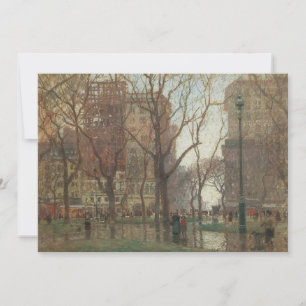 Dia Chuvoso, Madison Square, Nova York, Paul Corno
