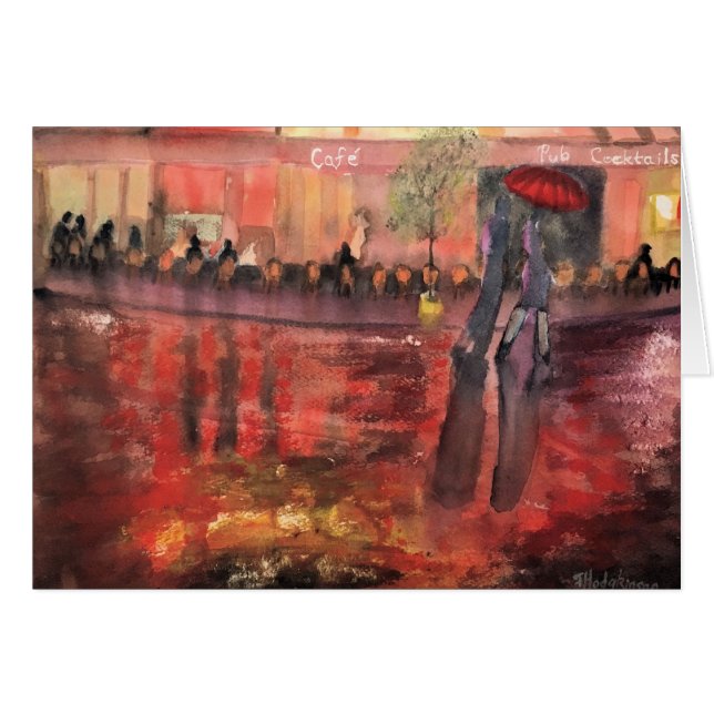 DIA CHUVOSO NO CARTÃO DE PARIS (Frente Horizontal)