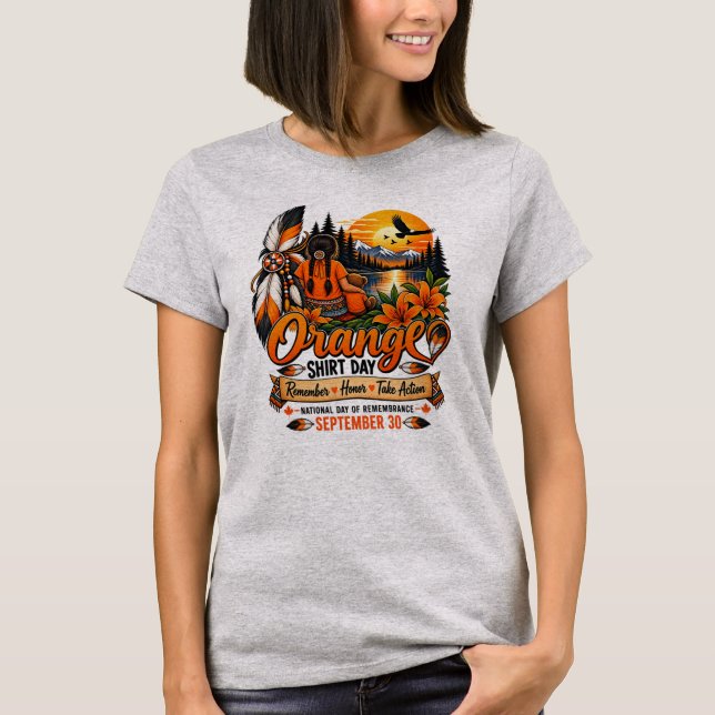 Dia da Camisa Laranja 30 de Setembro Lembrar Honra (Frente)