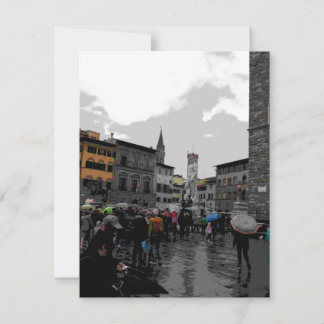 Dia da Chuva em Florença Itália Paisagem Fotografi