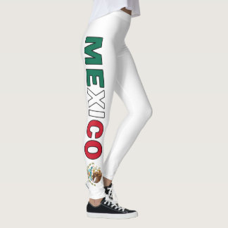 Dia da Independência da Bandeira Mexicana Leggings