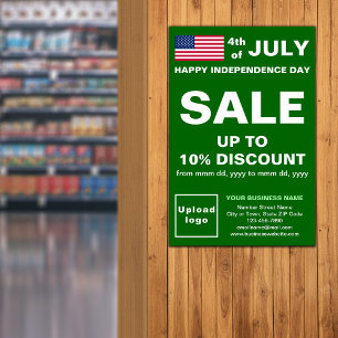 Dia da Independência Venda por Poster Verde