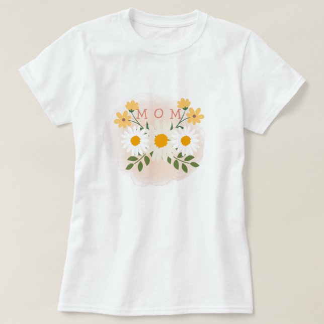 Dia da Mãe de Camisa Personalizada (Frente do Design)