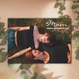 Dia da Mãe Meu Melhor Cartão com fotos Amigo