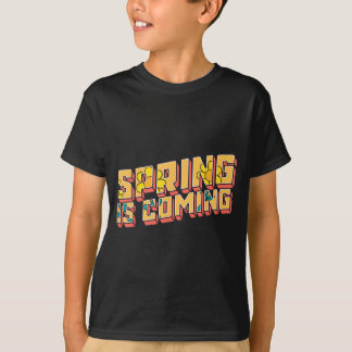 Dia da Marmota Primavera Está Chegando Camiseta Di