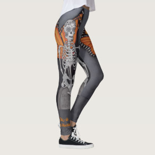 Dia da Pintura Personalizada das Leggings do Esque