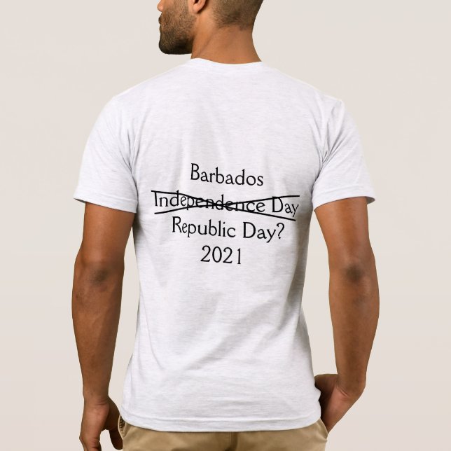 Dia da República de Barbados? T-Shirt 2021 (Verso)
