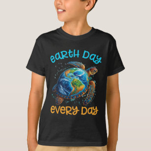 Dia da Terra Diariamente Camisa Tartaruga Marinha