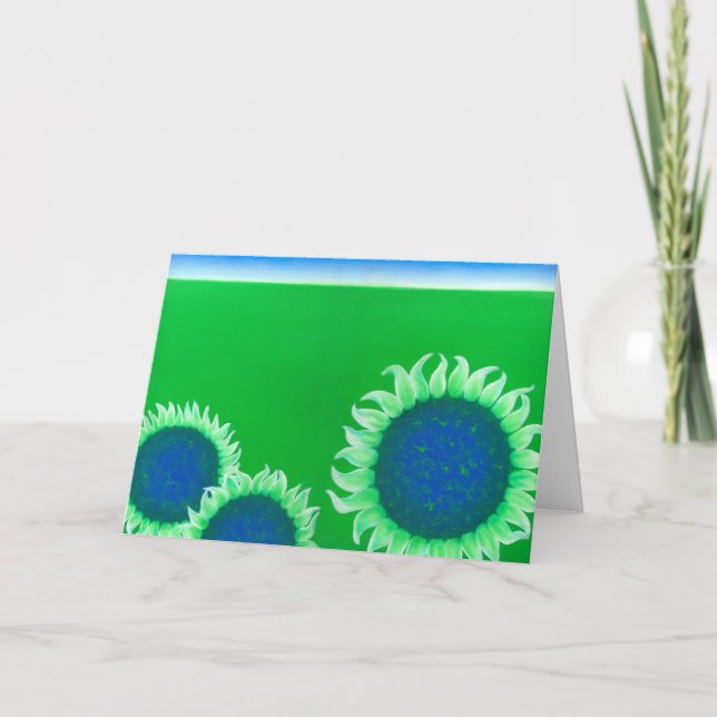 "Dia da Terra feliz!"  Cartão (Frente)