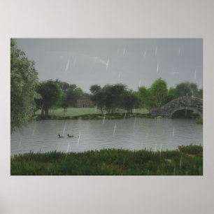 Dia das chuvas no lago Poster