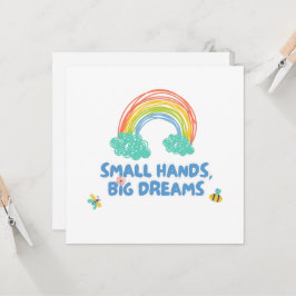 Dia das crianças felizes Mãos Pequenas, Grandes So