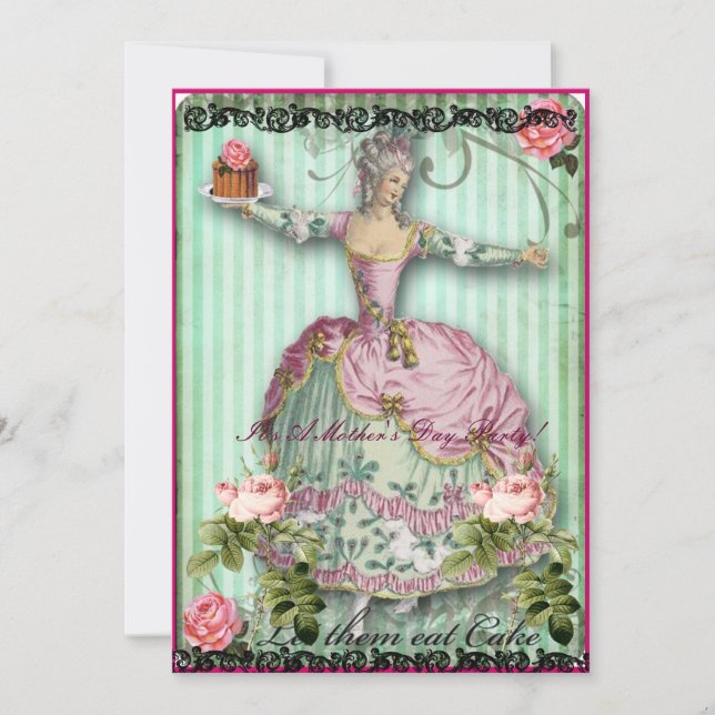 Dia das mães de Mys que recolhe o convite (Frente)