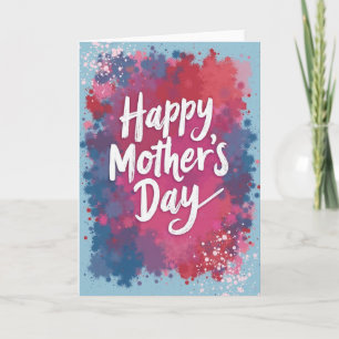 Dia das Mães Floral Cartão de Pintura