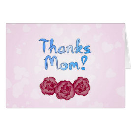 Dia das Mães - Obrigados Cartão de Saudação da Mãe