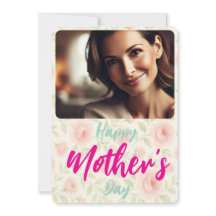 Dia das Mães Presente Floral Cartão de Férias Foto