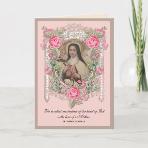 Dia das Mães Religiosas Cartão Católico de St. The