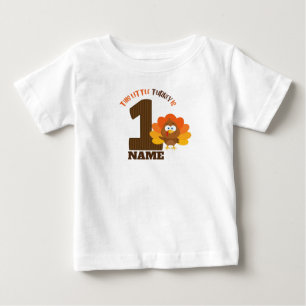 dia de Ação de Graças Camisa de 1º aniversári
