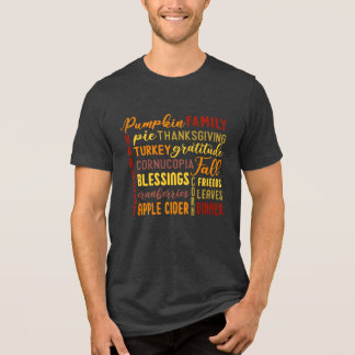 Dia de Ação de Graças, Camisa T-Shirt Tri-Bl