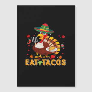 Dia de Ação de Graças Mexicano Engraçado com Tacos