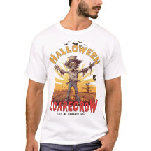 Dia de as Bruxas engraçado Espantalho T-Shirt