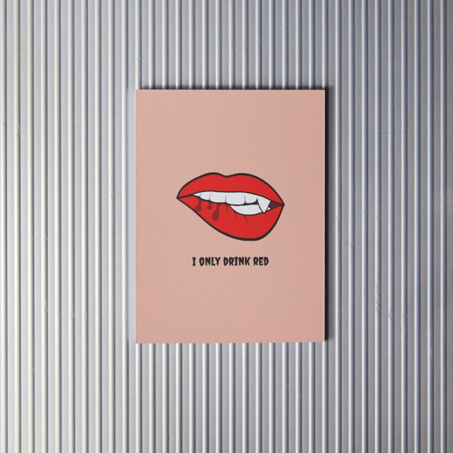 Dia de as Bruxas engraçado Spooky Vampire Poster i (Criador carregado)