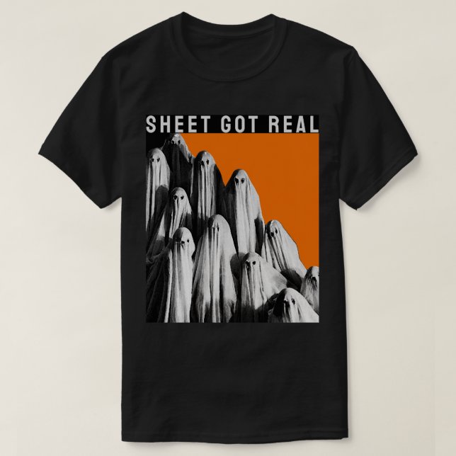 Dia de as Bruxas engraçado T-Shirt (Frente do Design)