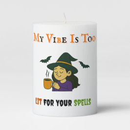 Dia de as Bruxas engraçado Witch Candle