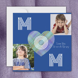 DIA DE AS MÃES Azul de Fotografias Personalizadas 