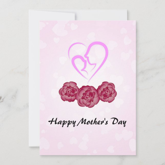 Dia de as mães de Carnação da Mãe e Bebê (Frente)