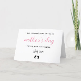 dia de as mães de gravidez anúncio engraçado