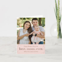 Dia de as mães de pontos felizes ou Cartão de saud