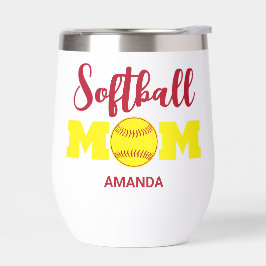 Dia de as mães de Softball Mãe Personalizado