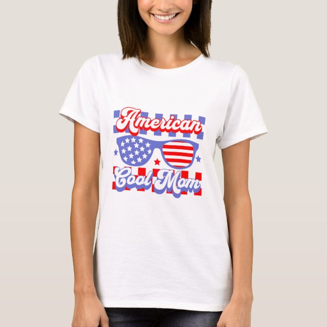 Dia de as mães de T-Shirt Legal Americano (Frente)