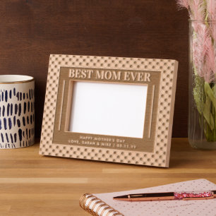 Dia de as mães Elegante Personalizado da Melhor Mã