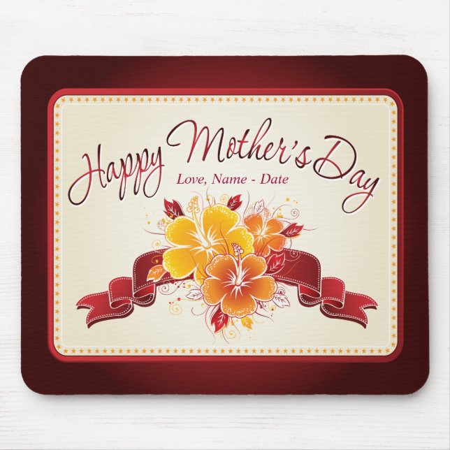 Dia de as mães Feliz 12 Mousepad (Frente)