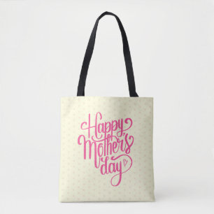Dia de as mães Feliz Elegante Tote Bag