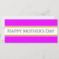Dia de as mães FELIZ - Listras brancas vívidas, co
