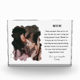 dia de as mães foto doce mensagem filha moderna  