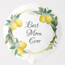 Dia de as mães Lemon Wreath Balloon