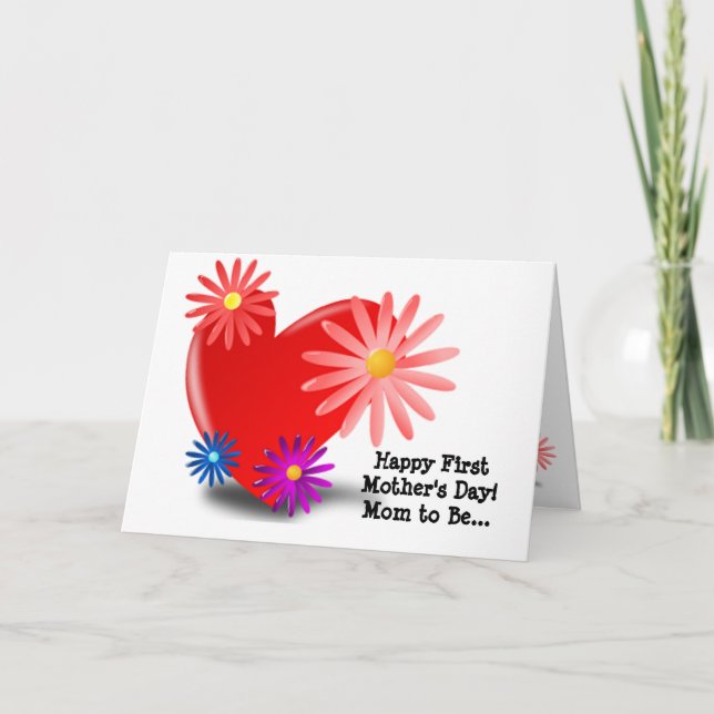 Dia de as mães Mãe Para Ser Cartão (Frente)