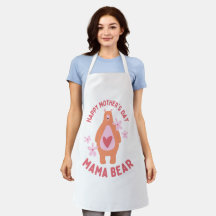 Dia de as mães Mama Bear Apron