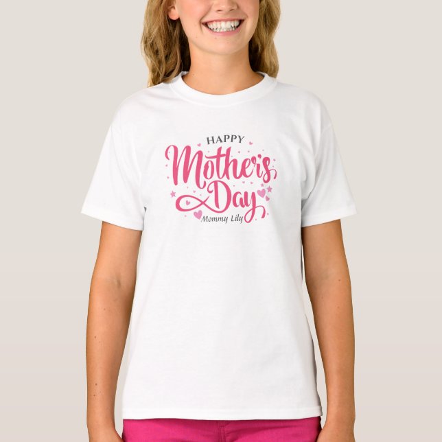 Dia de as mães Personalizado | Camisa (Frente)