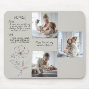 Dia de as mães Personalizado do Mousepad de Foto e