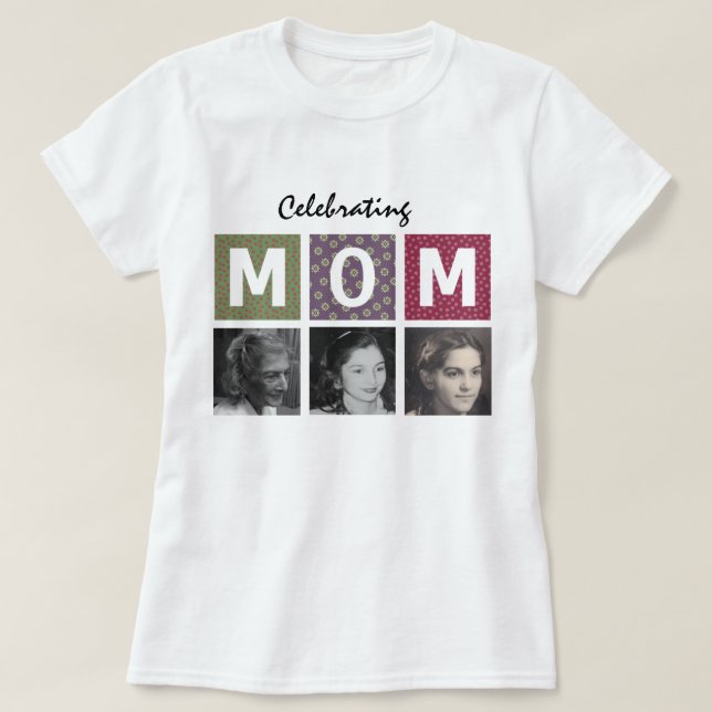 Dia de as mães T-Shirt (Frente do Design)