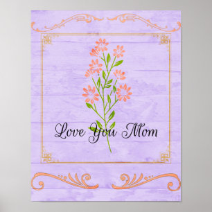 Dia de as mães Te Ama Mãe Poster