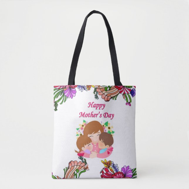 Dia de as mães Tote Bag (Frente)
