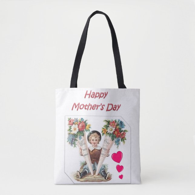 Dia de as mães Tote Bag (Frente)